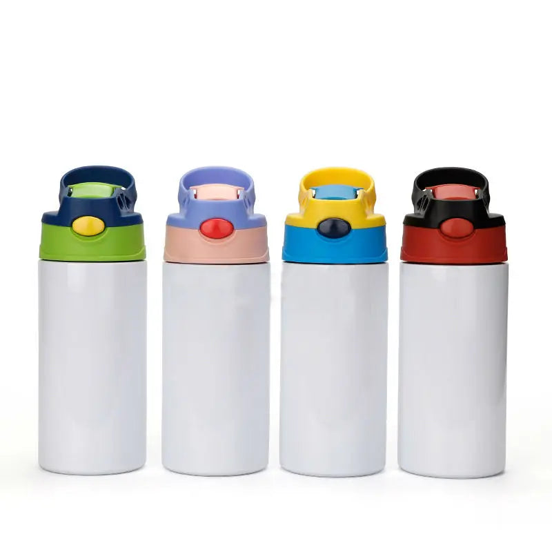 Sublimation Blank Outdoor Sports Stainless Steel Cute Drink Bottle with Lids for Kids Children Water Bottle