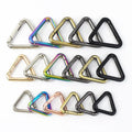 Meetee BF245 16-32mm DIY Hardware Accessories Zinc Alloy Triangle Spring Ring Hook Clasp Strap Chain Keyring Connect Clip Buckle