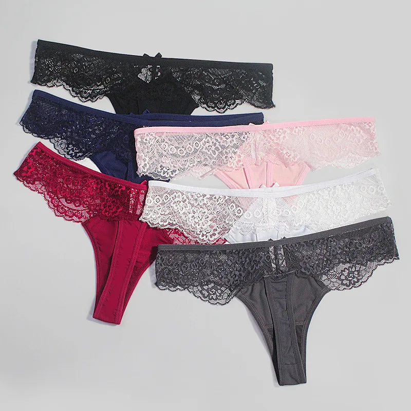Ladymate ODM/OEM Tangas De Encaje Para Mujer Woman Briefs Lace Sheer Lace Panties Lingerie Underpants Lace Women's Underwear