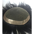 YL swiss Lace  French Lace MONO with NPU Around  Australia  Toupee for Men  Hair Piece