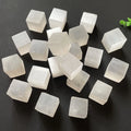Natural Energy Healing Square Gypsum Crystal Quartz Selenite Cubes for Healing