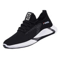 Men's Flyweaving Round Toe Breathable Sneakers Running Stretch Men's Casual Shoes Outdoor Comfortable Men's Walking Shoes
