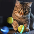 Intelligent Rechargeable Moving Cat Toy Modern Lifelike Sport Obstacle Avoidance Bouncing Ball Smart New Pet Toy for Cats & Dogs
