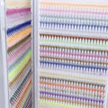 Colorful 0.05 0.07 Lash Fans Color Lashes Super Roots Volume 5d 6d 7d 10d Premade Fans Coloured  Eyelash Extension