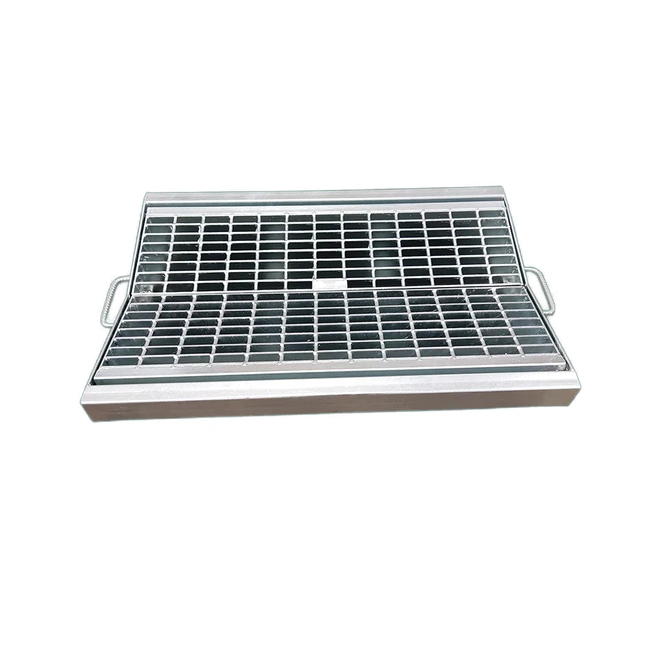 V-shaped Welded Metal Storm Drain Trench Cover Grating Mesh