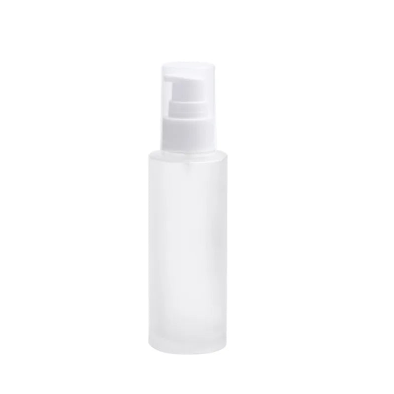 Good Quality Good Looking 30ML 50ML 100ML Serum Cream Frosted Glass Cosmetic Pump Bottle