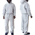 Oversized Custom Street Wear Embroidery Stacked Custom Cargo Pants and Hoodie Sets Flare Joggers Tracksuits