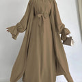 Custom 2024 Dubai Women's Casual Muslim Dress Loose Modern Clothing Abaya Designs Latest Turkish Saudi Arabia's Customized Suit