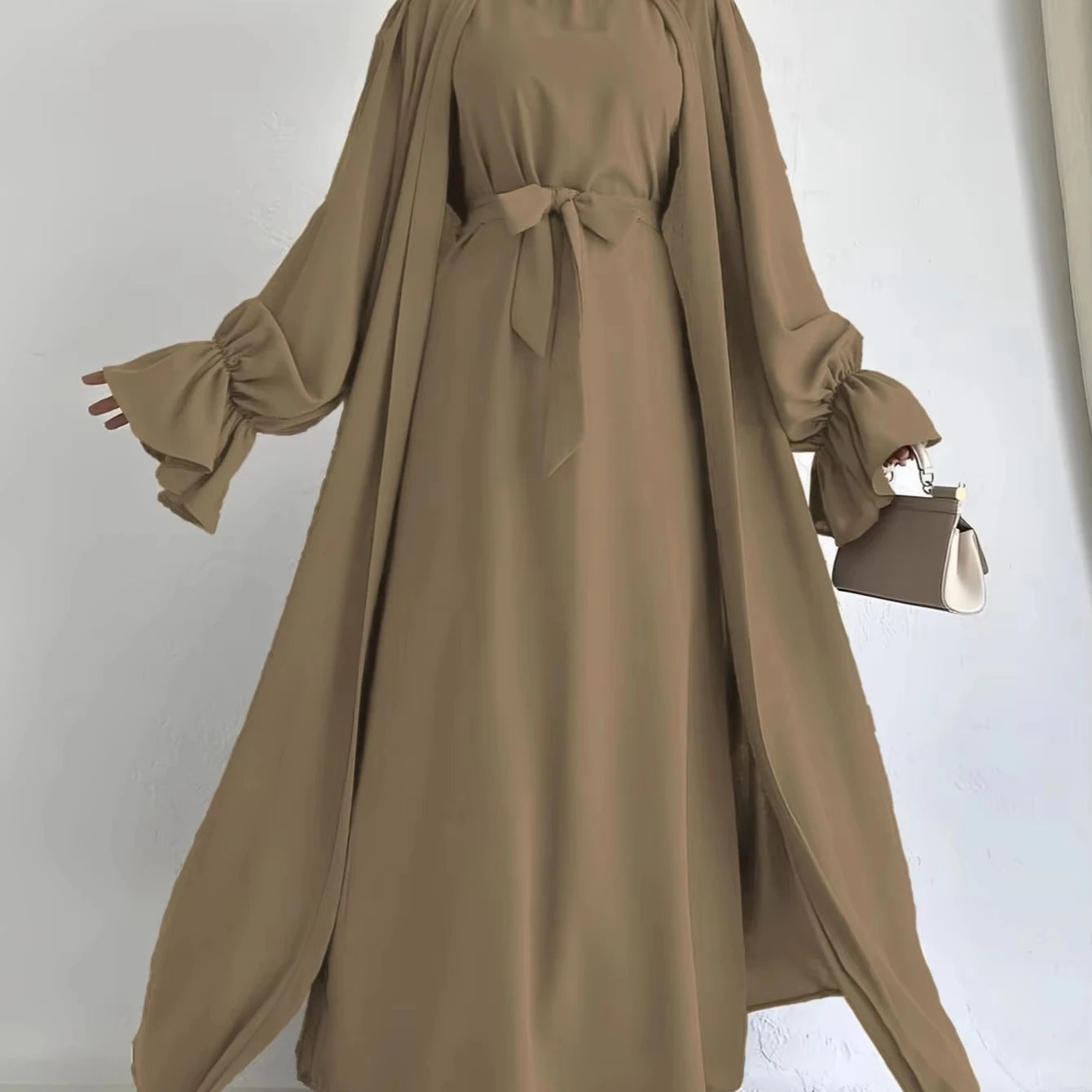 Custom 2024 Dubai Women's Casual Muslim Dress Loose Modern Clothing Abaya Designs Latest Turkish Saudi Arabia's Customized Suit