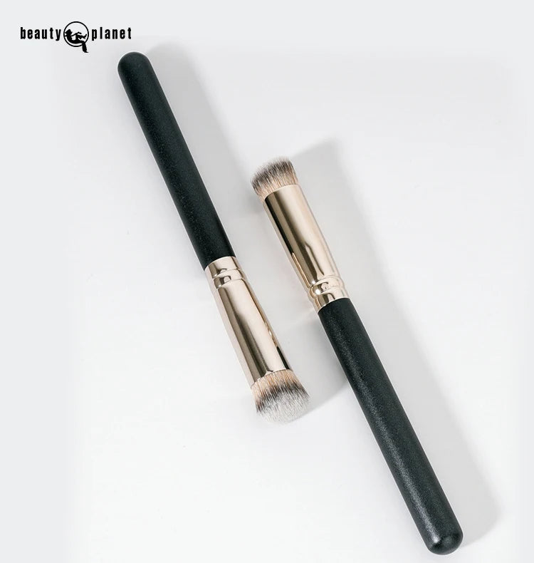 BEAUTY PLANET Custom Logo Brushes for Cosmetics Makeup Flat Head Single Makeup Brush Flat Top Liquid Maquillaje Concealer Brush