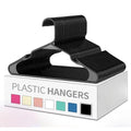 Wholesale Custom Black Lingerie Hangers Plastic Hangers for Hotel Use