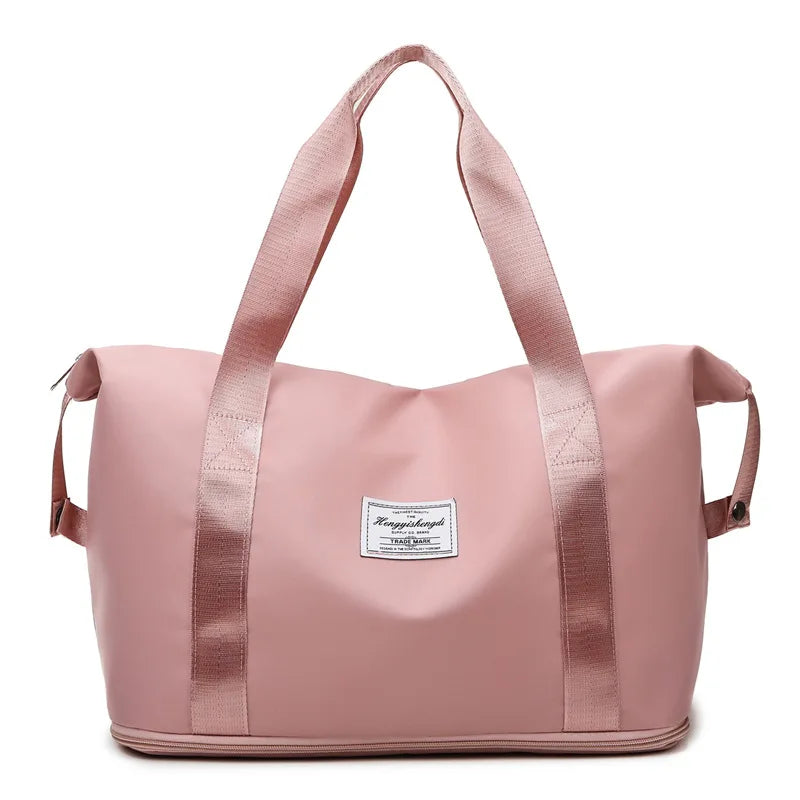 Stock for New Luxury Overnight Custom Fancy Business Gym Sports Women Nylon Zipper Water Resistant Foldable Large Capacity