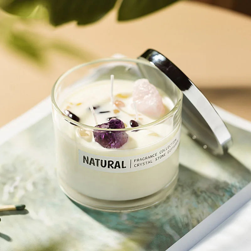 2025 Trending Luxury Fragrance Scented Candles Set by Soy Wax with Glass Ceramic Candle Jars for Birthday Christmas Home D��cor