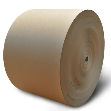 Virgin Kraft Paper Jumbo Roll Brown Kraft Self-Adhesive Label Paper for Printing and Packaging Label Use