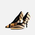 Custom Logo Outdoor Pumps Manufacturer 2024 Women Pointed Toe Dress Heels Pumps Custom Leather Kitten Heel Dress Pumps Shoes