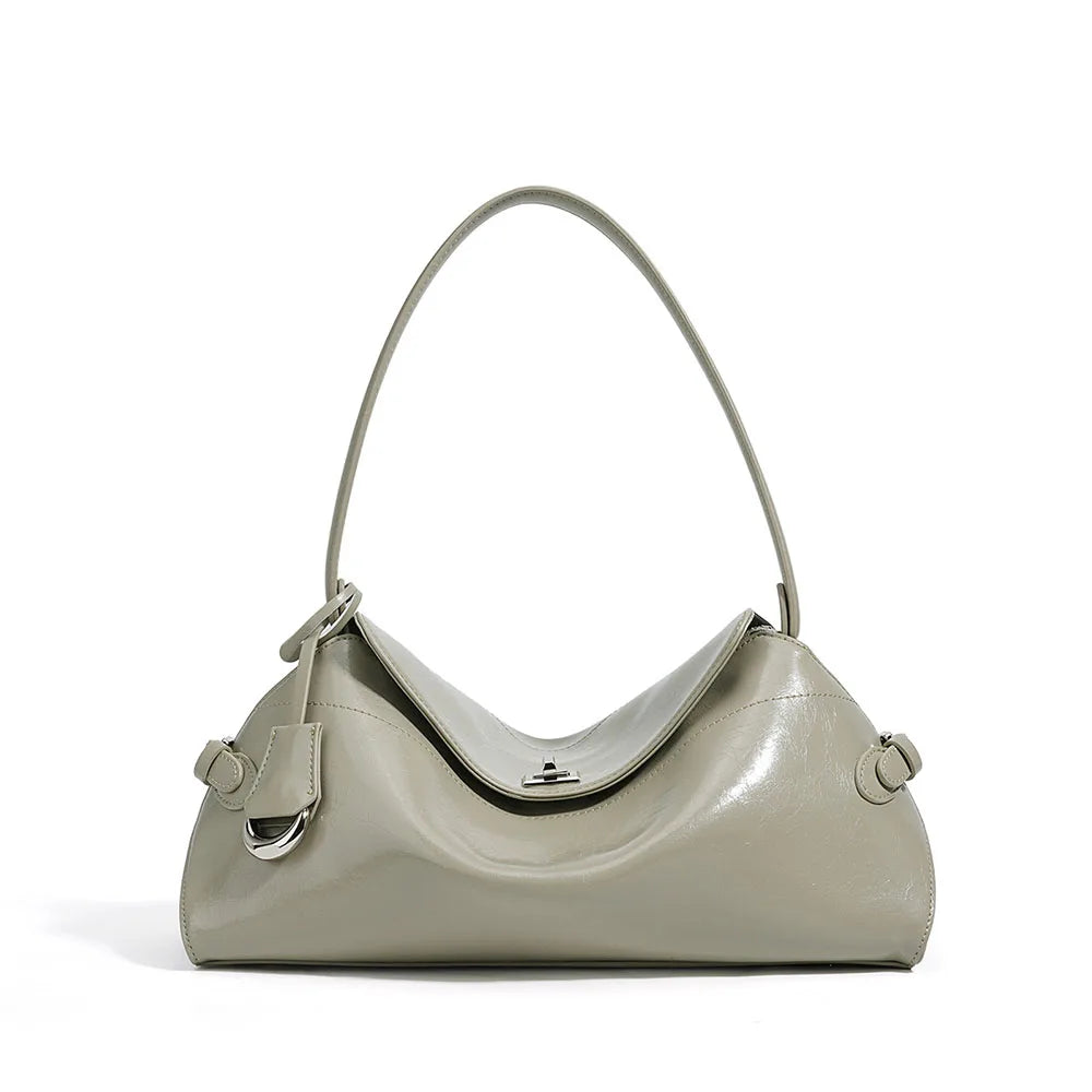 2025 Factory New Arrival Women's Fashion Trendy Genuine Leather Crossbody Handbag Shoulder Bag with Custom Logo