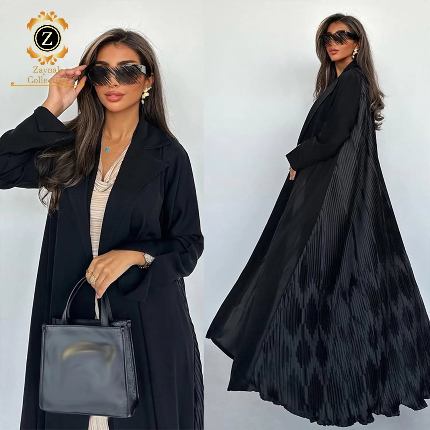 Zaynab Jalabiya New Design Burkha Dubai Islamic Dresses Women Abaya Embroidered Sparkly Abaya Women Muslim Dress
