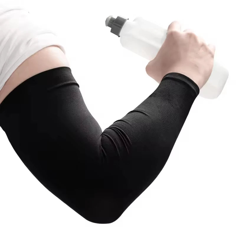 Sun Protection Breathable Sports Cycling Motorcycle Basketball Compression Arms Sleeves