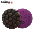 Customizable 3\" Copper Bond Concrete Floor Polishing Abrasive Pad 10mm Thickness OEM Supported