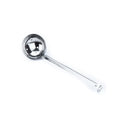 Tomatto Italian 6 cm Ergonomic Stainless Steel Ladle Holes Dishwasher Safe Mirror Polished Finish Eco-Friendly 1mm Thick Gnocchi