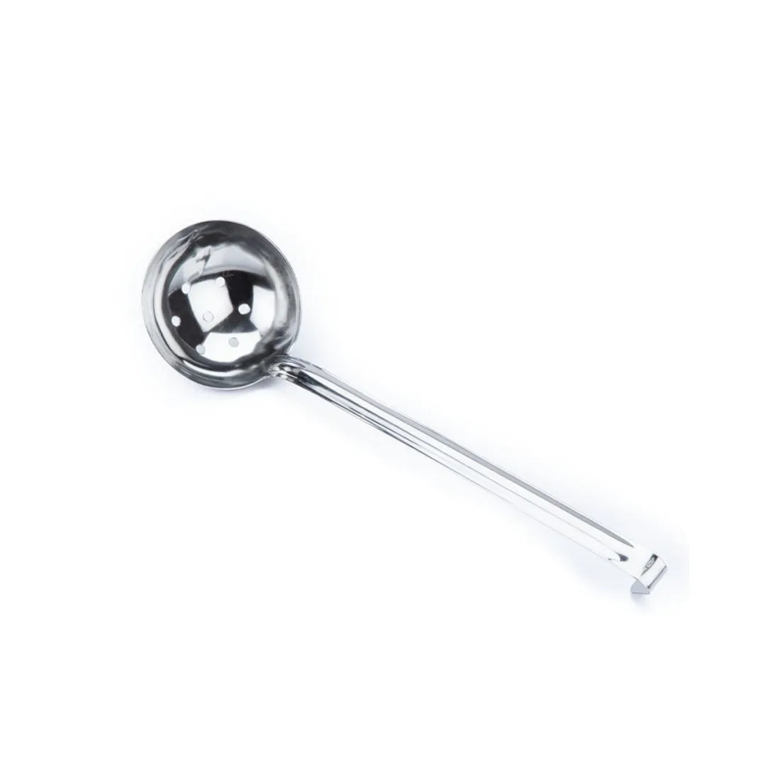 Tomatto Italian 6 cm Ergonomic Stainless Steel Ladle Holes Dishwasher Safe Mirror Polished Finish Eco-Friendly 1mm Thick Gnocchi