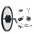 48v 500w Ebike Waterproof Kit 26" 20" Bicicleta Electrica Brushless Geared Hub Motor Kit Rear Wheel With KT LCD3 Display