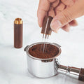 New Arrivals Espresso Coffee Stirrer WDT Tool Espresso Stirring Tool With Wood Stand Espresso Coffee Stirrer Set