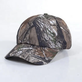 Stylish Outdoor Hunting Training Hat Gear Tactical Hat Head Gear Polyester Leaves Biomimicry Baseball Cap Camouflage Tactico Hat