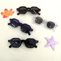 JH001 Small Square Sunglasses New Arrival Black Crystal Men Acetate Sunglasses Men Green Shades Trending Vintage Sun Glasses