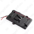 The UC9555b Battery Back Adapter Is Externally Compatible with V-shoe V-Mount V-Lock Batteries