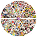 50PCS Creative Funny Emotions for Teens Skateboard Fridge Notebook Meme Stickers What Do You Meme