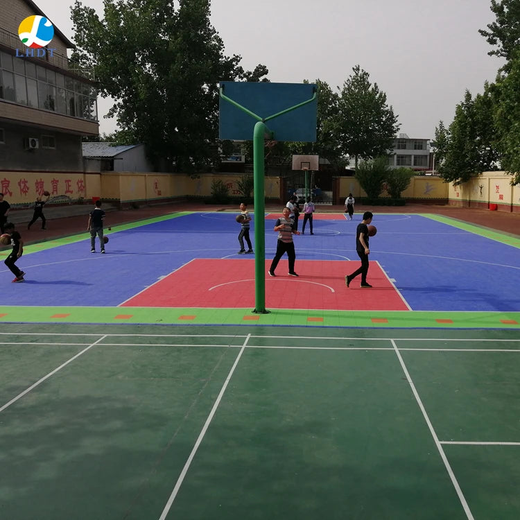 Brand New Interlocking Outdoor Portable Sports Floor Removable Basketball Court Sports Flooring