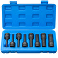 Factory Wholesale 1/2 Drive Socket Set 8 Pcs Heavy Duty Deep Impact Socket Combination Key Set Box
