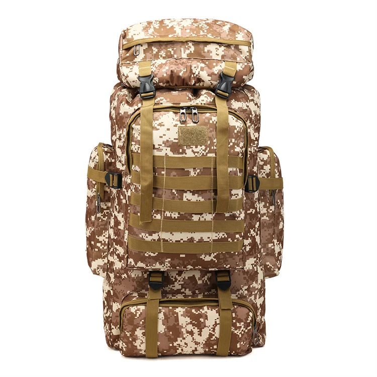 Waterproof Orange Hiking Medic Assault Pack 45l  Tactical Backpack 3p