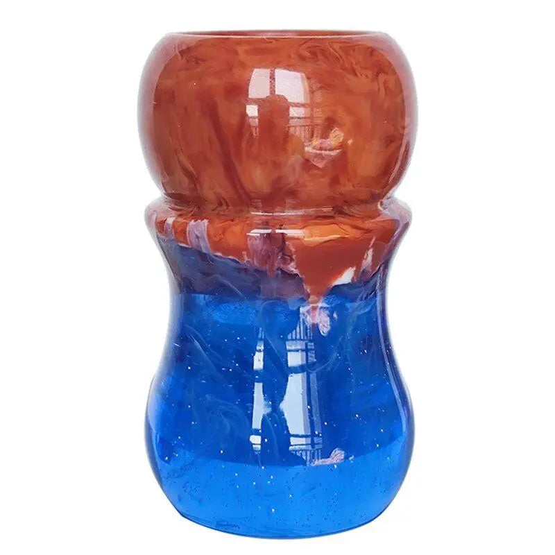 Dscosmetic Blue Sea Shaving Brush Handle for Man Shaving Brush