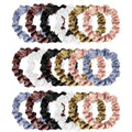 QINGYAN New Arrival Elastic Satin Hair Bands Multi-Color Polyester Silk Scrunchies for Hair