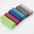 Double Side Ice Cold Towel Sweat Summer Exercise Fitness Cool Quick Dry Soft Breathable Adult Kids Cooling Towel