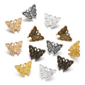 6 Colors butterfly Charms for Bracelets Necklace Pendant DIY Handmade Jewelry Making Accessories 12*15mm D2148