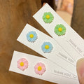 Summer Flower Accessories Fashion Simple Multi-color Stud Earrings Elegant Fresh Daisy Earrings for Women Girls