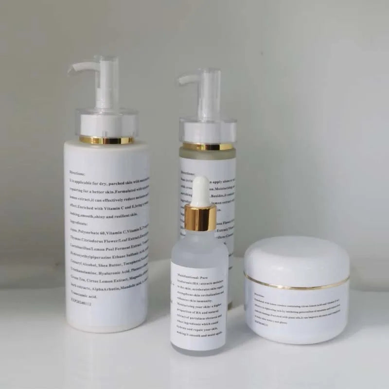 Fast Whitening Collagen Kojic Acid Glycerin Silicone-Free Face Cream Body Lotion for Adult Female Combination Skin Moisturizer 3