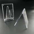 Ultra Clear Plastic UV Slide Card Cases Sleeves Top Loader 35pt Card Holder Mini Snap 100% UV Protection Mini Snap Card Holder