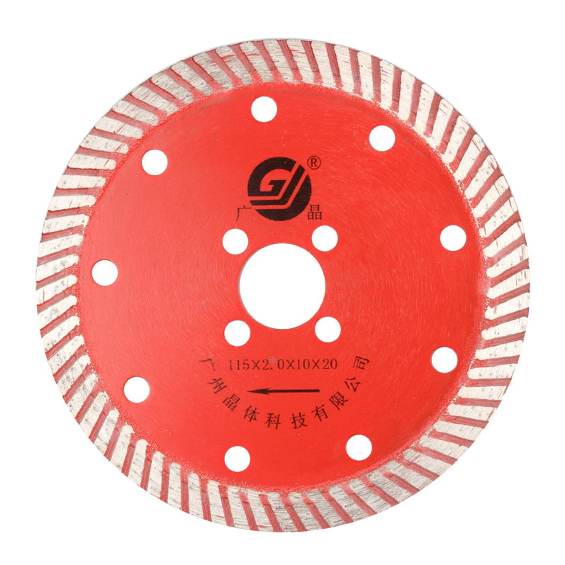 115mm Turbine Saw Blade Diamond Circular Saw Blade for Professional Cutting of Hard Porcelain Tiles Marble and Ceramic