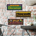 Putuo Decor Happy Mardi Gras 15x40cm Vintage Tin Sign Wall Art Carnival Festival Decor Metal Sign