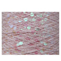 3MM+6MM Dyed Pure Cotton Paillette Yarn with Sequins 100% Cotton for Hand Knitting Sweaters and Hats