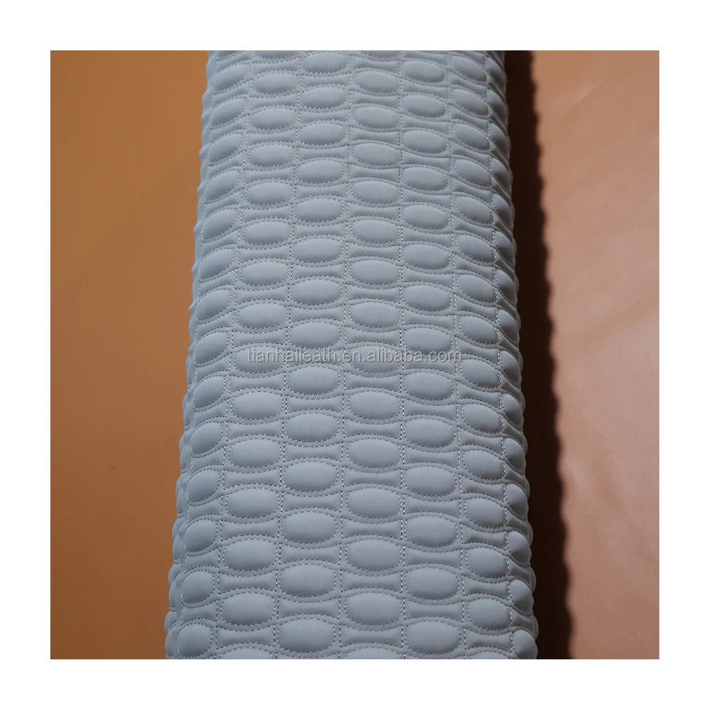 Embroidery Car Interior Eco-Friendly PVC with Foam Covers for Furniture and Decorative Use