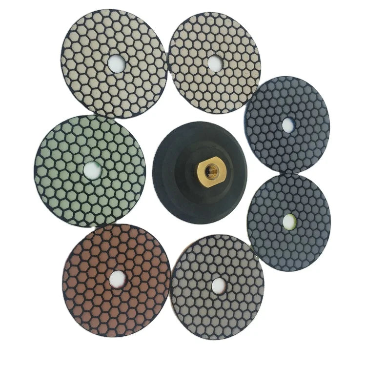 100mm Power Tools Accessories Tile Polishing Pads Machinery 4 Inch Polishing Pads Granite Polishing Pads