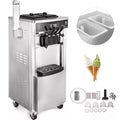 2026 Soft Ice Cream Maker 3 Flavors Commercial Soft Ice Cream Machine 32L Capacity