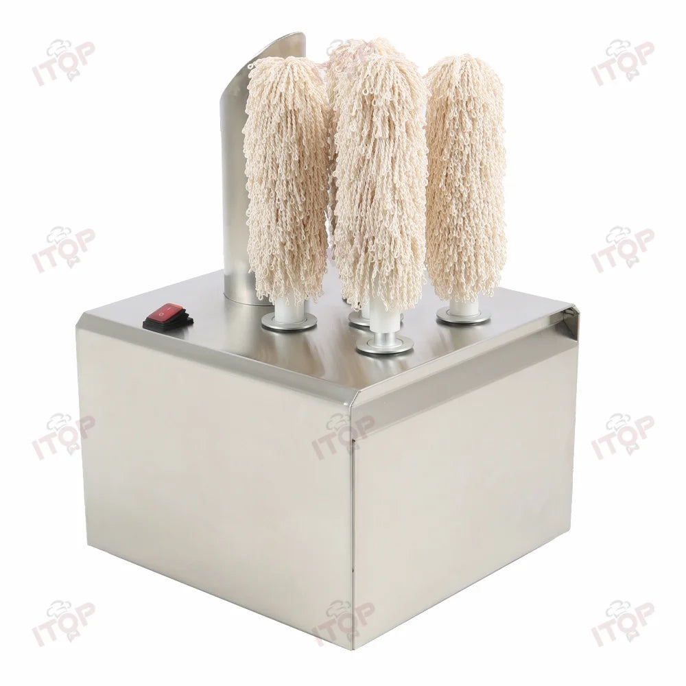 Restaurant Hotel Glass Edge Polishing Machine Cup Glass Dryer and Polisher
