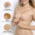 Everyday Seamless Strapless Bandage Bra with Lace Decoration Wireless Round Cup Front Closure Sustainable Pushup One-Piece Bra