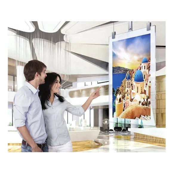 Hd Screen Other Advertising Equipment Hanging Digital Signage and Displays Advertising Window Lcd Display Video Wall